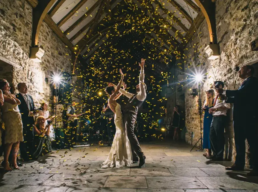 Congratulating The Happy Couple