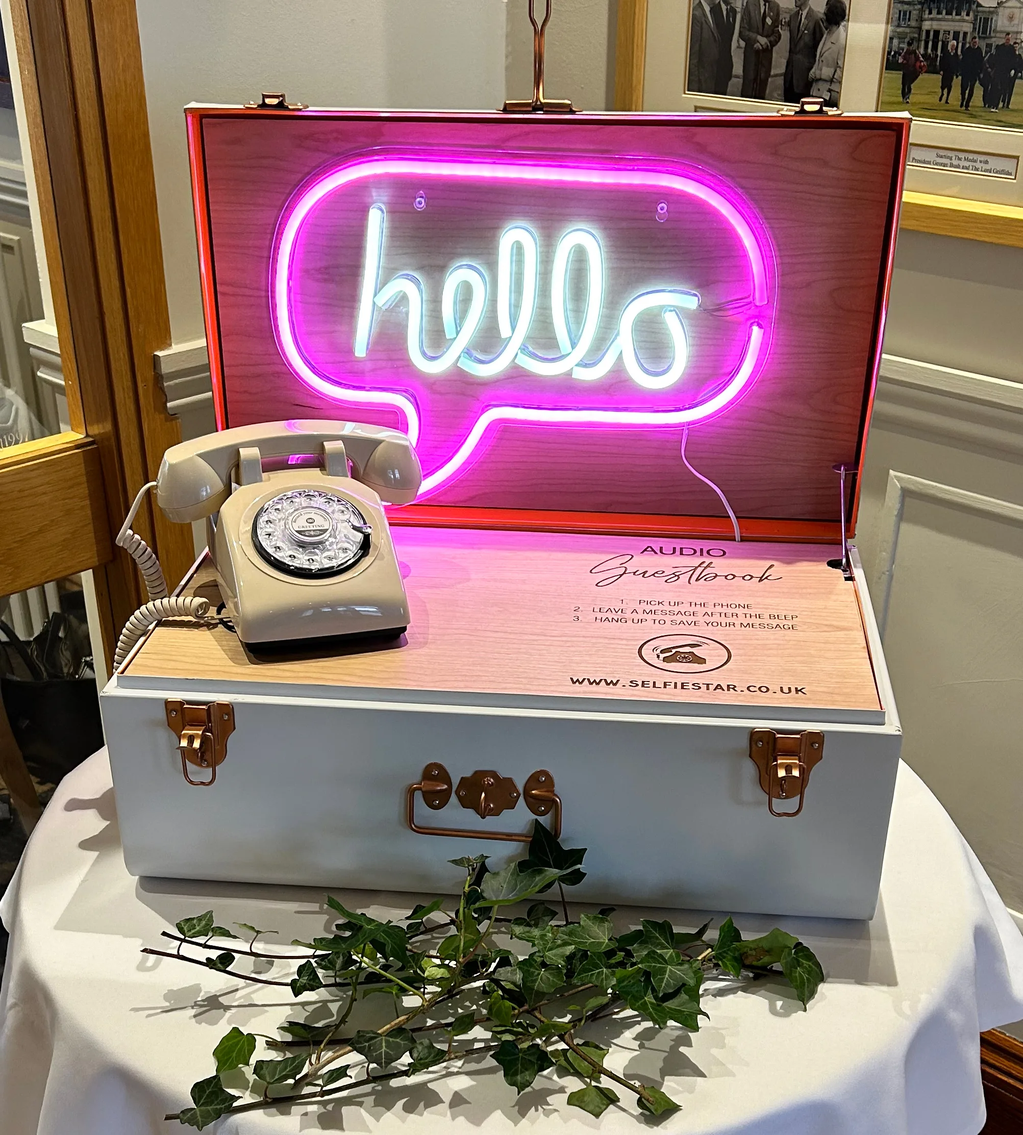 Audio Guestbook with Presentation Chest